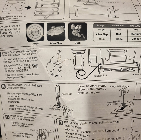 Projex kids toys projecting game arcade electronics new no box - Picture 11 of 12